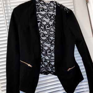 A black blazer.